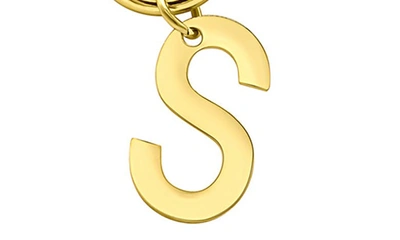 Adornia Initial Pendant Layered Chain Necklace In Gold-s