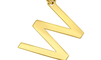 Adornia Initial Pendant Layered Chain Necklace In Gold-w