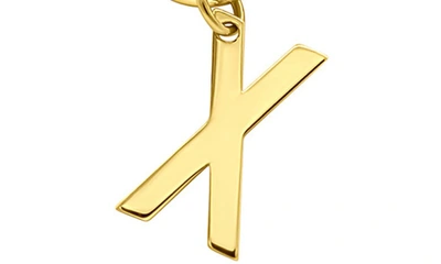 Adornia Initial Pendant Layered Chain Necklace In Gold-x
