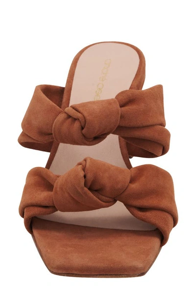 Andre Assous Darling Block Heel Sandal In Camel