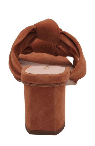 Andre Assous Darling Block Heel Sandal In Camel