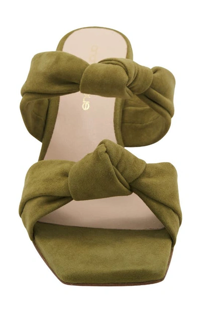 Andre Assous Darling Block Heel Sandal In Sage