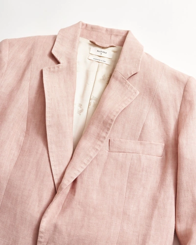 Shop Billy Reid Single Breasted Blazer In Pink Salt