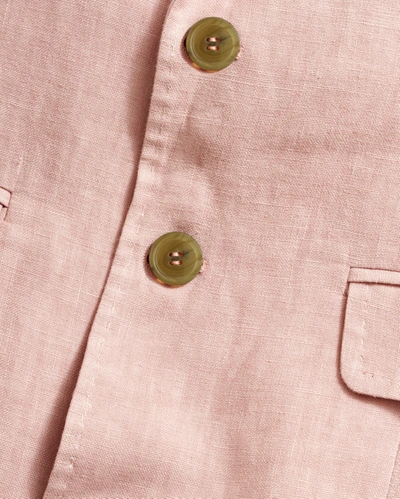 Billy Reid Single Breasted Blazer In Pink Salt