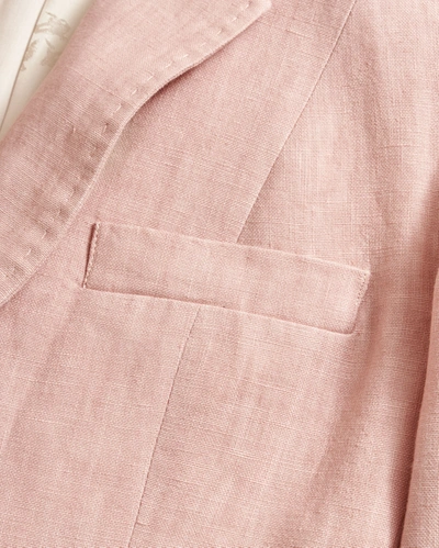 Billy Reid Single Breasted Blazer In Pink Salt