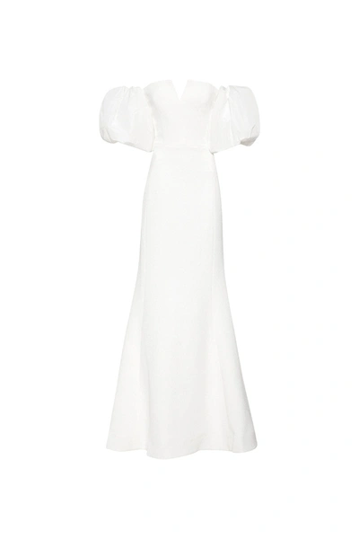 Rebecca Vallance -  Genevieve Puff Sleeve Gown  - Size 12