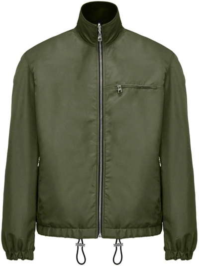 Shop Alexander Mcqueen Cotton Reversible Zipped Jacket In Black