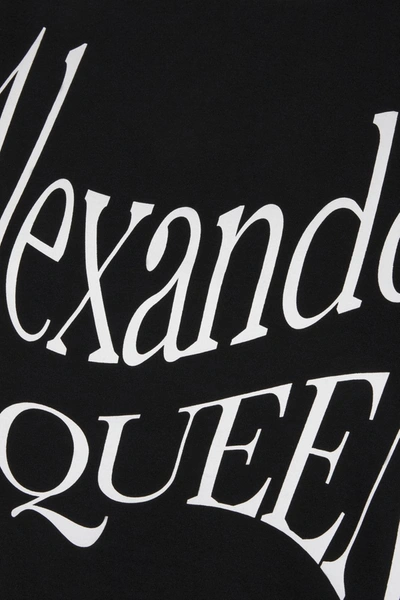Shop Alexander Mcqueen T-shirts And Polos In Black