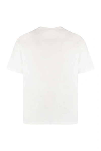 Shop Apc A.p.c. Kyle Cotton Crew-neck T-shirt In White