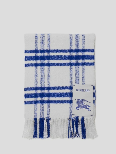 Shop Burberry Scarf In Knight