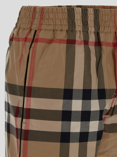 Shop Burberry Shorts In Beige