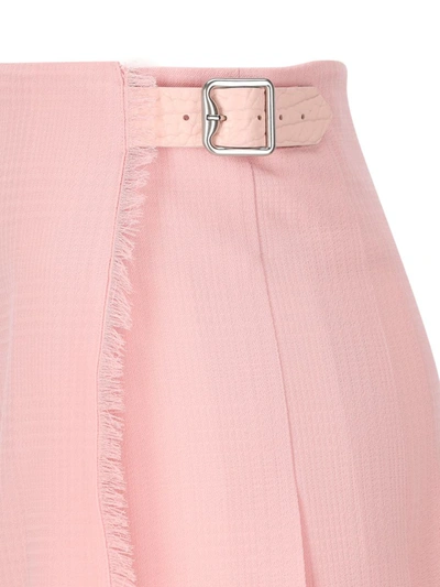 Shop Burberry Skirts In Cameo