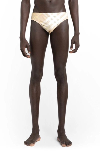 Shop Burberry Swimsuits In Beige