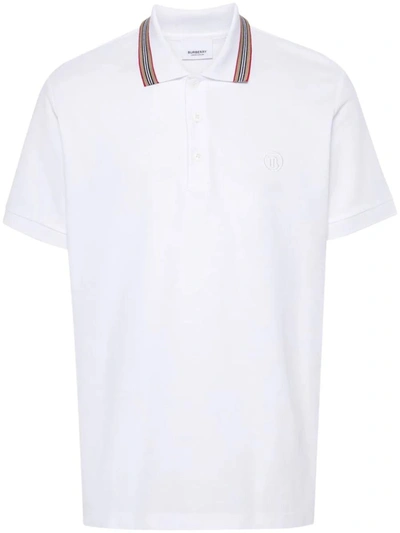 Shop Burberry T-shirts And Polos In Red