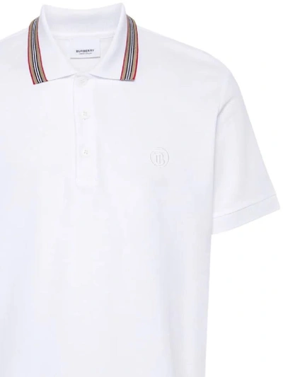Shop Burberry T-shirts And Polos In Red