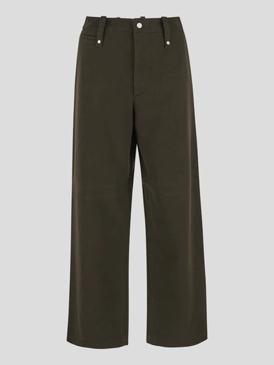 Shop Burberry Wide-leg Trousers In Otter