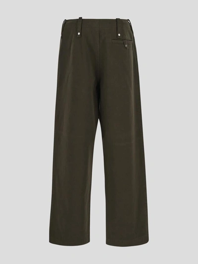 Shop Burberry Wide-leg Trousers In Otter
