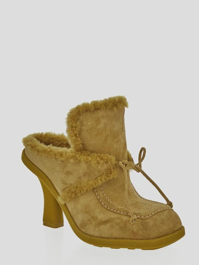 Shop Burberry With Heel In Manillayellow