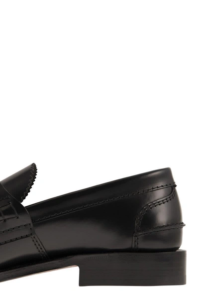 Shop Church's Pembrey - Calf Leather Loafer In Black