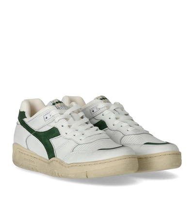 Shop Diadora B.560 Used White Green Sneaker