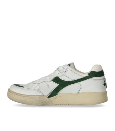 Shop Diadora B.560 Used White Green Sneaker