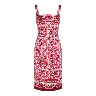 Shop Dolce & Gabbana Dresses In Fuchsia