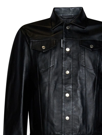 Shop Dsquared2 Outerwear In Black
