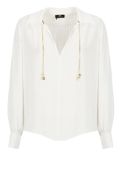 Shop Elisabetta Franchi Shirts White