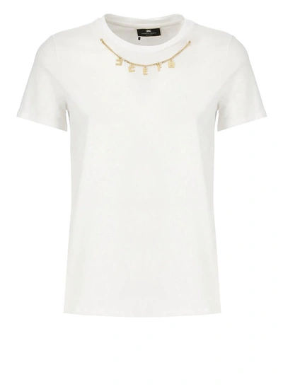 Shop Elisabetta Franchi T-shirts And Polos White