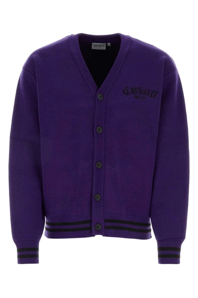 Shop Carhartt Wip Sweaters In Purple