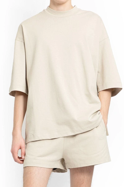 Shop Fear Of God T-shirts In Beige