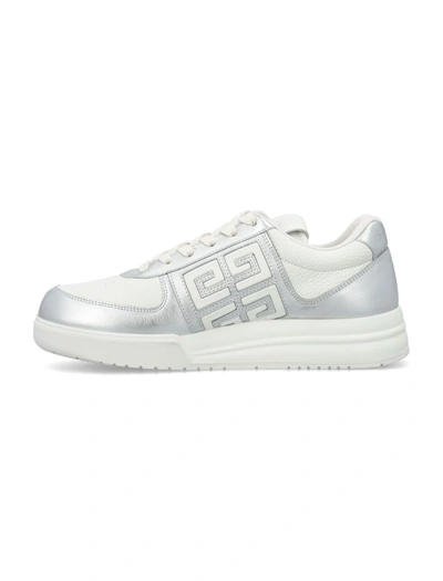Shop Givenchy G4 Low Sneaker In Silvery