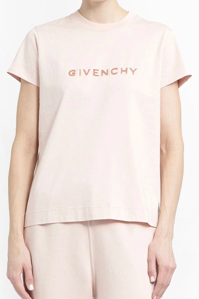 Shop Givenchy T-shirts In Pink