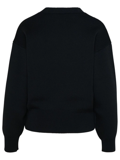 Shop Isabel Marant Étoile Black Wool Blend 'ailys' Sweater
