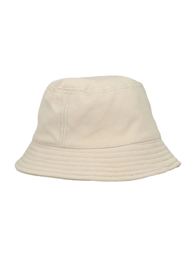 Shop Isabel Marant Haley Bucket Hat In Ecru/black