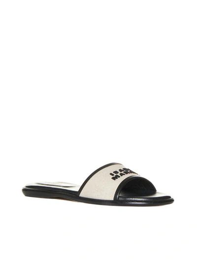 Shop Isabel Marant Sandals In Ecru Black