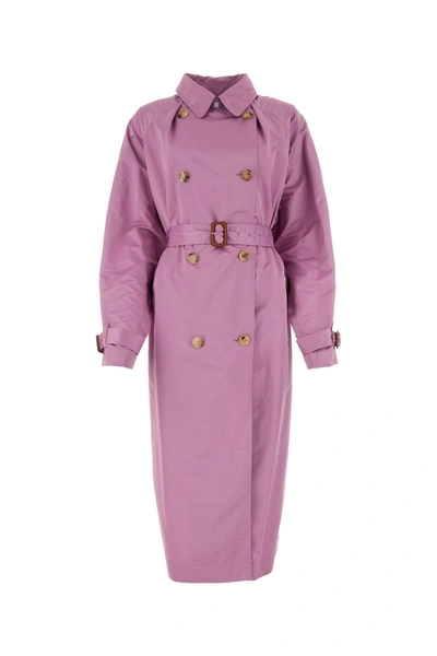 Shop Isabel Marant Trench In Lilac