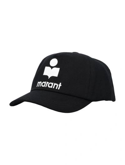 Shop Isabel Marant Tyron Cap In Black/ecru
