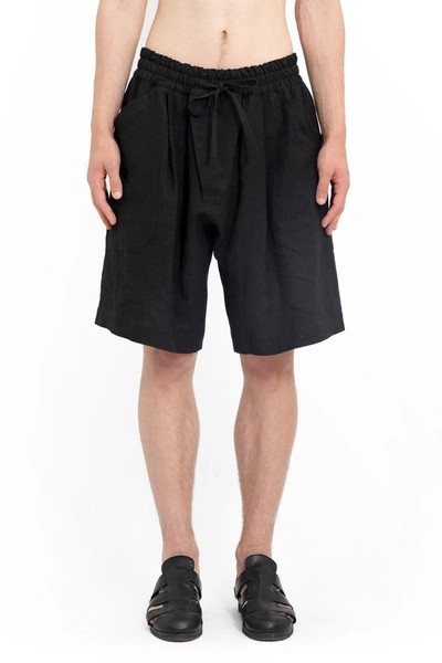 Shop Jan-jan Van Essche Shorts In Black