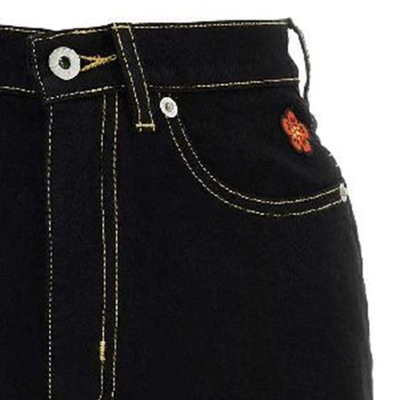 Shop Kenzo Denim Shorts In Bm