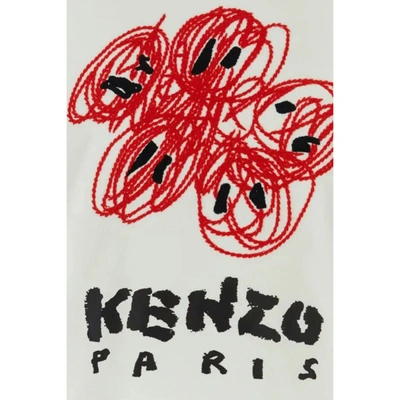 Shop Kenzo Drawn Varsity T-shirt In 02