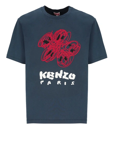 Shop Kenzo T-shirts And Polos Blue