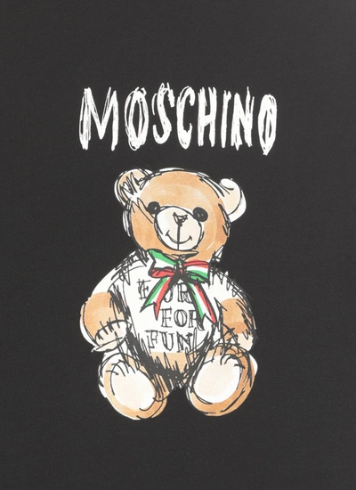 Shop Moschino T-shirts And Polos Black