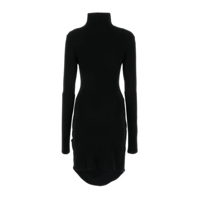 Shop Off-white Off White Turtleneck Dress In 1010