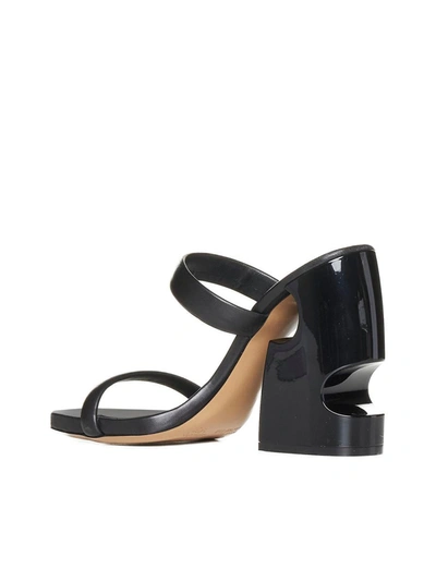 Shop Off-white Off White Sandals In Black Blac