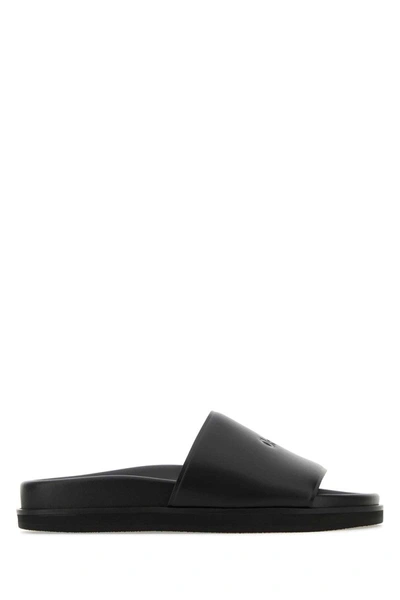 Shop Off-white Slide Sandal In Black