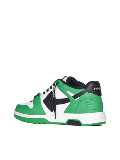 Shop Off-white Off White Sneakers In Green Black