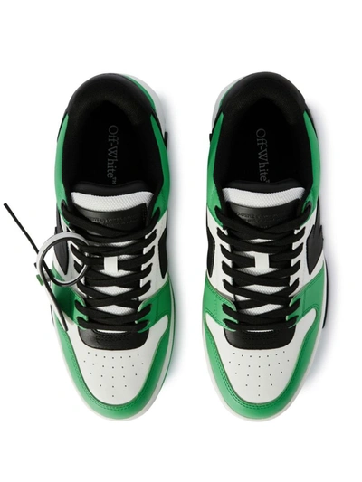 Shop Off-white Off White Sneakers In Green Black