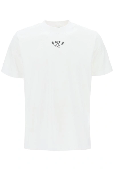 Shop Off-white "bandana Arrow Pattern T-shirt In Black