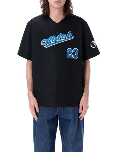 Shop Off-white Baseball Shirt In Black